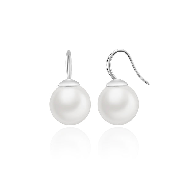 Kipuka Large Pearl Sterling Silver Earrings